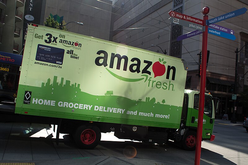 File:Isuzu delivery truck of Amazon Fresh in Seattle 20120926.jpg